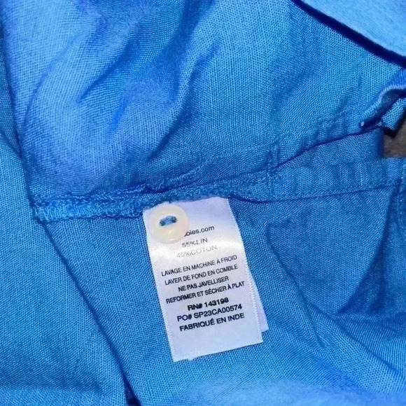 Chubbies the big blue linen sunday shirt Size M - Picture 7 of 7